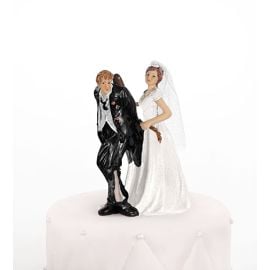 Figurine Mariage De la Mariée avec Gourdin