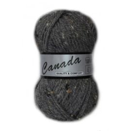 Fil a tricoter lammy canada tweed gris foncé