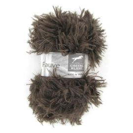 Fil fourrure cheval blanc Fauve Café