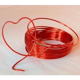 Fil métal déco Rouge 2mmx5m