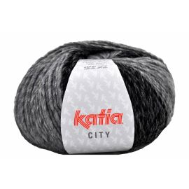 Fil à tricoter KATIA CITY Gris