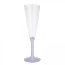 Flûte à champagne plastique Parme x 20