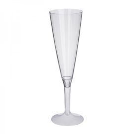Flûte à champagne plastique Transparente x 20