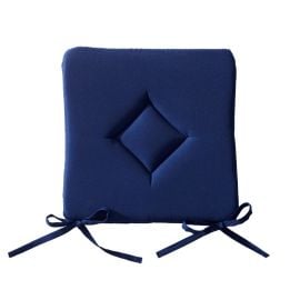 Galette de chaise Bleu marine