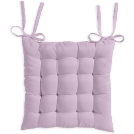 Galette de chaise matelassée Rose 40x40 cm
