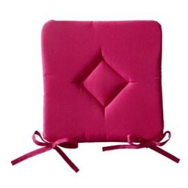 Galette de chaise TODAY en Fuchsia 40 x 40 cm