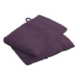 Gant de toilette Violet 100% coton