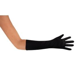 Gants longs - adulte - noir - 40 cm