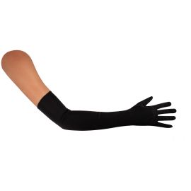 Gants longs - adulte - noir - 60 cm