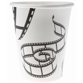 Gobelet en carton Cinéma x 10 pièces - decoration fetes pas cher - Badaboum.fr