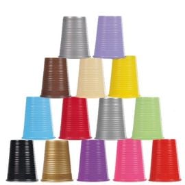 Gobelet en plastique dur Couleur x 25 pièces - decoration fetes pas cher - Badaboum.fr