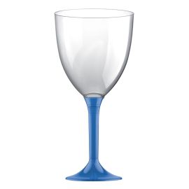 Grand Verre à eau plastique Bleu roi transparent