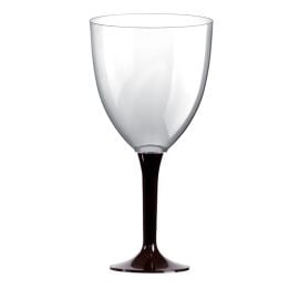 Grand Verre à eau plastique Chocolat 