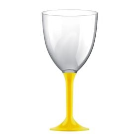 Grand Verre à eau plastique Jaune 