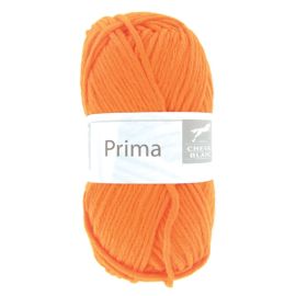Grosse pelote de fil à tricoter Prima Orange Fluo 