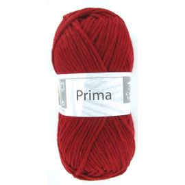 Grosse pelote de fil à tricoter Rouge Prima en 100% Acrylique 