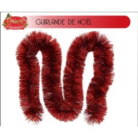 Guirlande de noel Boa Geante Rouge