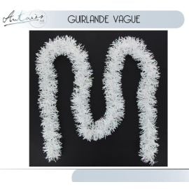 Guirlande de noel vague Blanc 