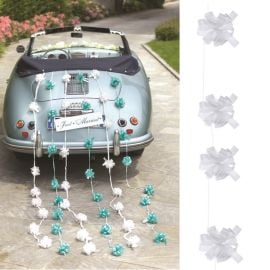 Nizirioo Noeud Voiture Mariage Blanc: 60 Pièces Deco Voiture Mariage  Décoration Blanc, Decoration Voiture Mariage avec Cœurs pour Mariage et  Voitures Nuptiales, Facile à Attacher : : Auto et Moto