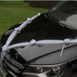 Nizirioo Noeud Voiture Mariage Blanc: 60 Pièces Deco Voiture Mariage  Décoration Blanc, Decoration Voiture Mariage avec Cœurs pour Mariage et  Voitures Nuptiales, Facile à Attacher : : Auto et Moto