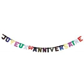 Guirlande Joyeux Anniversaire Métallisée 2m