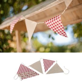 Guirlande mariage lin Vichy Retro