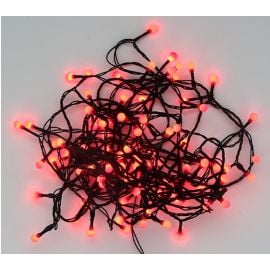 Guirlande lumineuse 100 boules Rouge LED