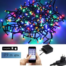 Guirlande lumineuse 180 LED Multicolore avec Appli Smartphone