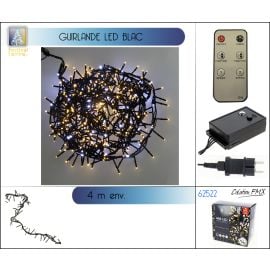 Guirlande lumineuse 400 LED Blanc froid et Blanc chaud Mélangé 