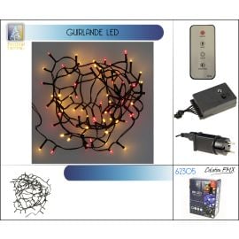 Guirlande lumineuse 80 LED Rouge et Jaune 