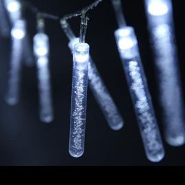 Guirlande lumineuse de noel stalactite avec 4 glaçons