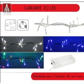 Guirlande lumineuse à pile pas cher 20 LED