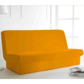 Housse de clic clac unie Orange 135x195 cm