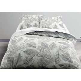 Housse de couette 240x260 Mawira Zippée Feuilles