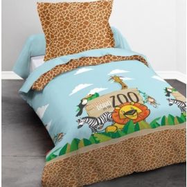 Housse de couette pas cher 1 personne jungle dodo