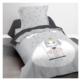 Housse de couette enfant Pin Pon- Pompiers- 140x200 avec 1 taie d'oreiller  65x65- 100%