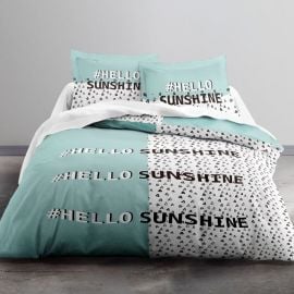 Housse de couette pas cher 240x260 Hello Sunshine