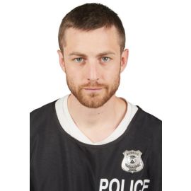 Insigne de policier face - adulte