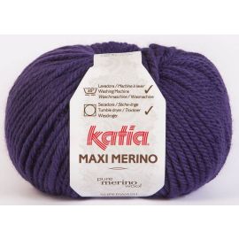 Laine a tricoter Katia Maxi Mérino Violet