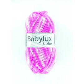 Laine babylux color rose et blanc de Cheval Blanc