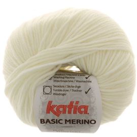 fil à tricoter katia basic merino Ecru