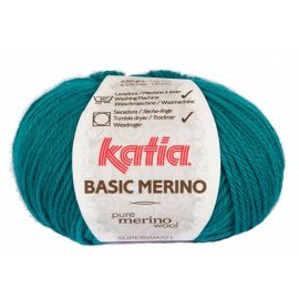 Laine Katia Basic Mérino Pétrole