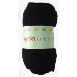 fil à tricoter katia chantilly Noir
