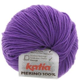 fil à tricoter Katia Mérino 100% Lavande