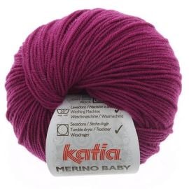 fil à tricoter Katia Mérino Baby Prune 