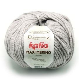 Laine Katia Maxi Mérino Gris Clair