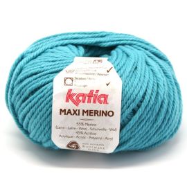 fil à tricoter Katia Maxi Mérino Turquoise