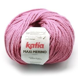 laine katia maxi merino rose