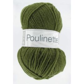 Pelote de laine Poulinette Cheval vert kaki