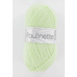 Pelote de laine poulinette Vert anis